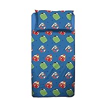 Avengers, Lenzuolo Letto Piazza E Mezza, Completo Letto, Lenzuolo Sopra, Lenzuolo Con Angoli, Federa, Blu, Marvel, 100% Cotone, Prodotto Ufficiale