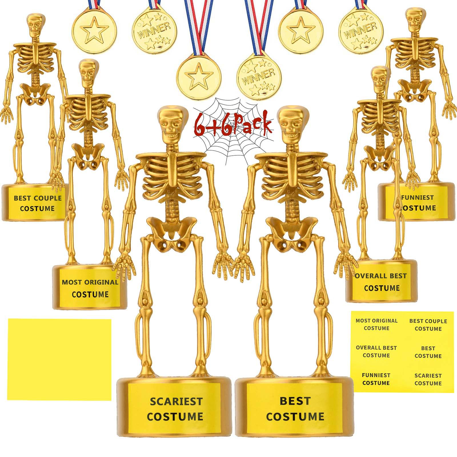Buy UONMAY Halloween Trophy Best Costume Contest Trophy, Halloween Party Awards Prizes with DIY