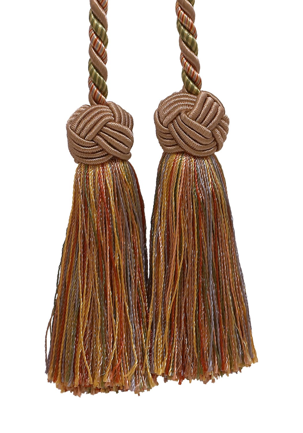 Curtain Tieback, Style# BCT, Color# 5615 - Olive Beige Brown [Sold Individually]