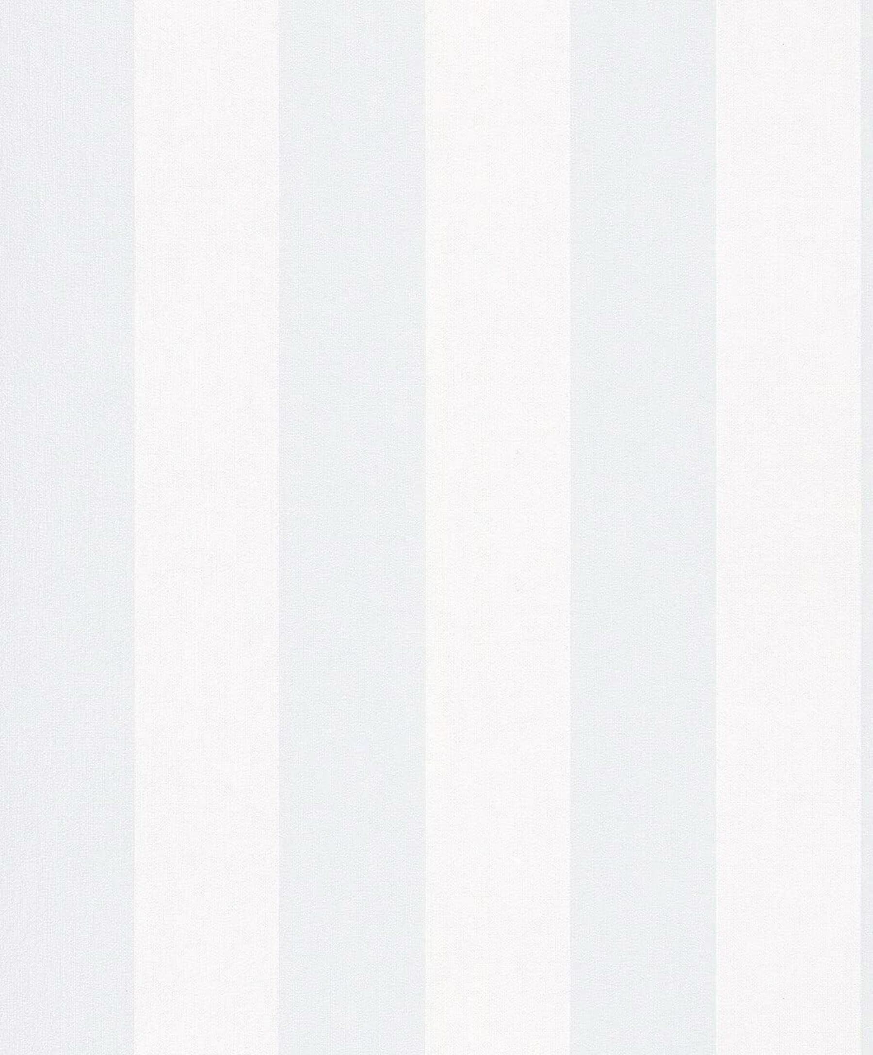 WALLCOVER Non-Woven Wallpaper Blue Stripes Country House White Light Blue Lines Modern Block Stripe Wallpaper Fine Structure 10.05 x 0.53 m Made in Germany - Image 3