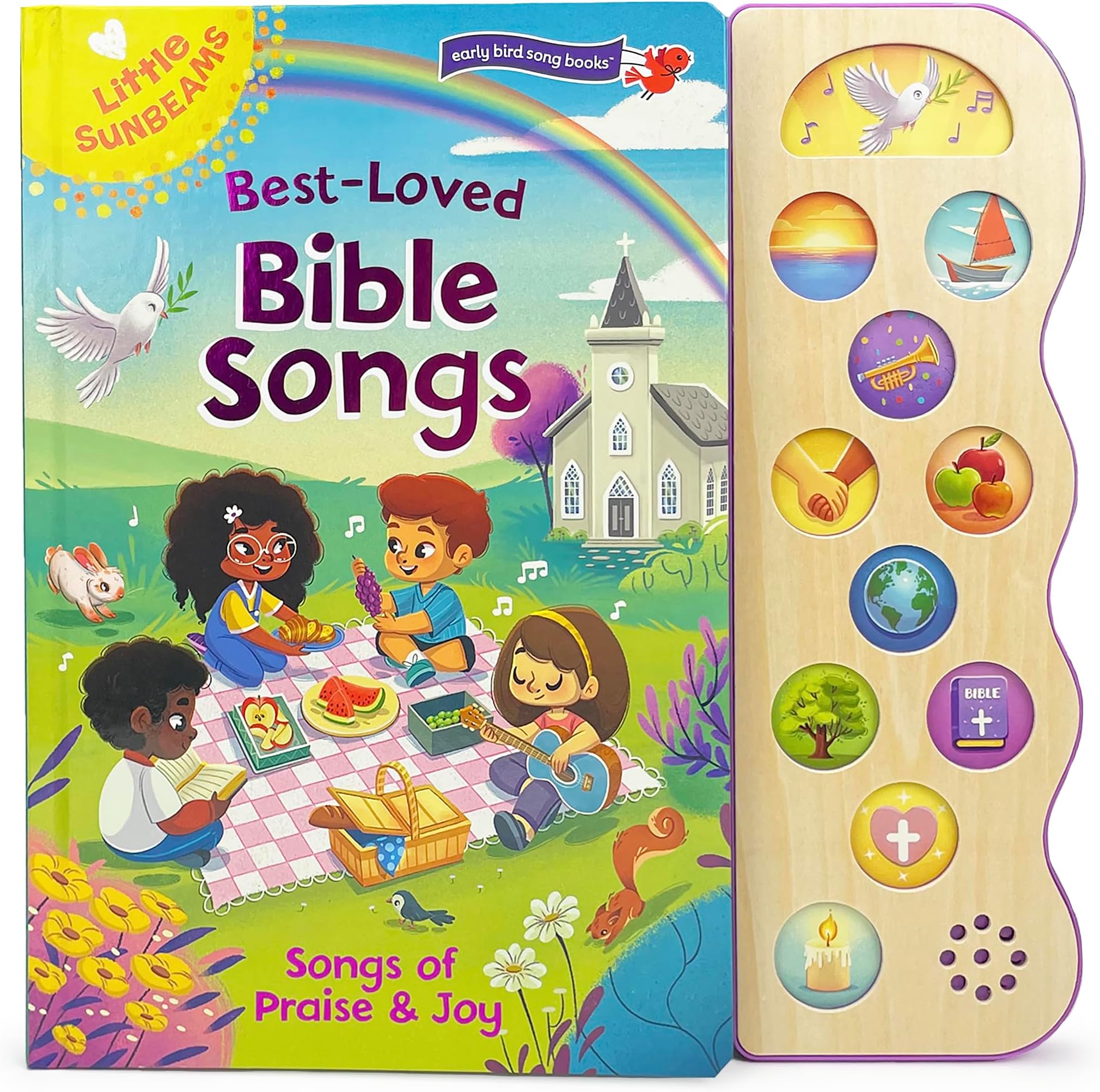 Best-Loved Bible Songs (Little Sunbeams: Early Bird Song Books) Board book – Touch & Feel, December 7, 2021