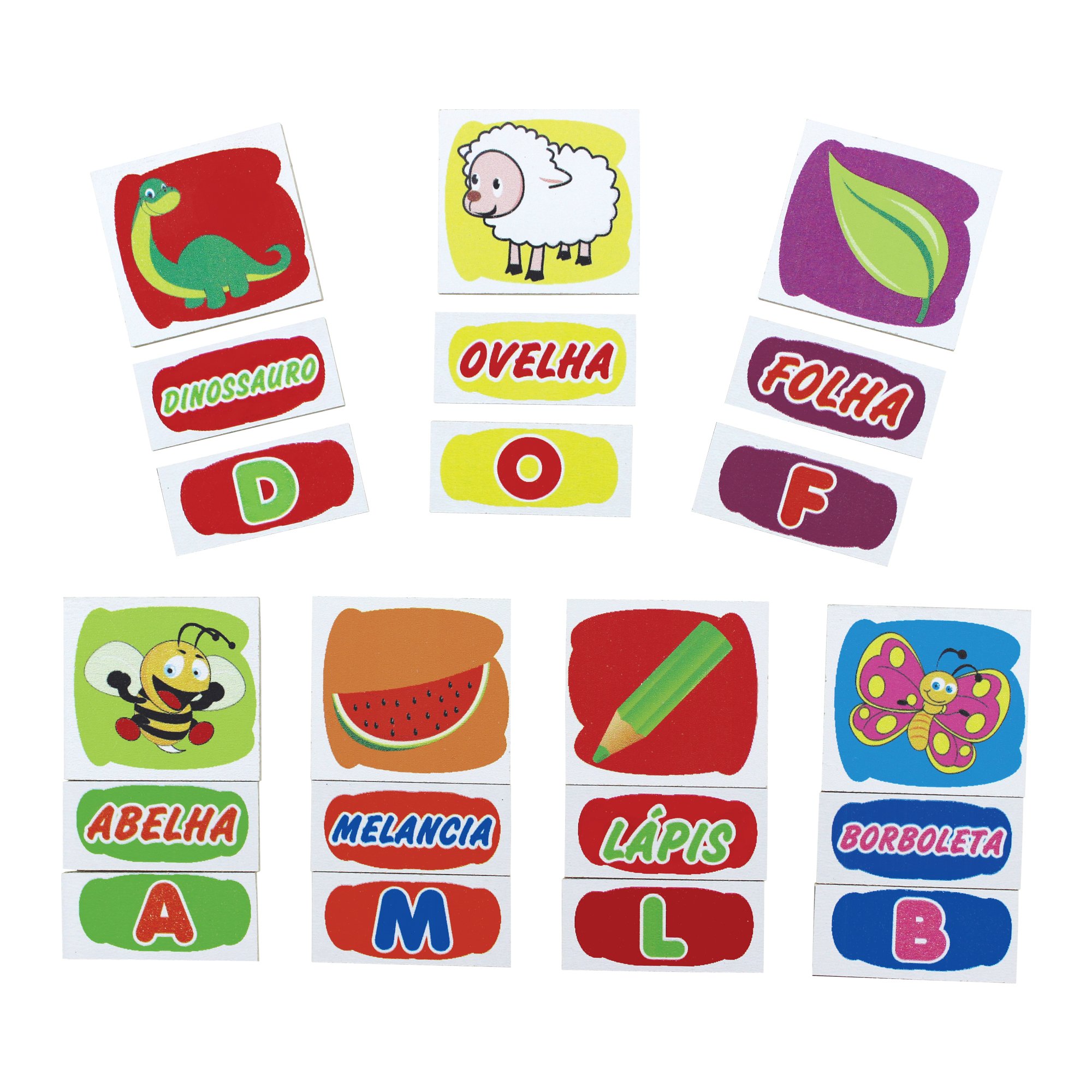 Brincando com o Abc 78 Peças em Madeira Ciabrink | Amazon.com.br