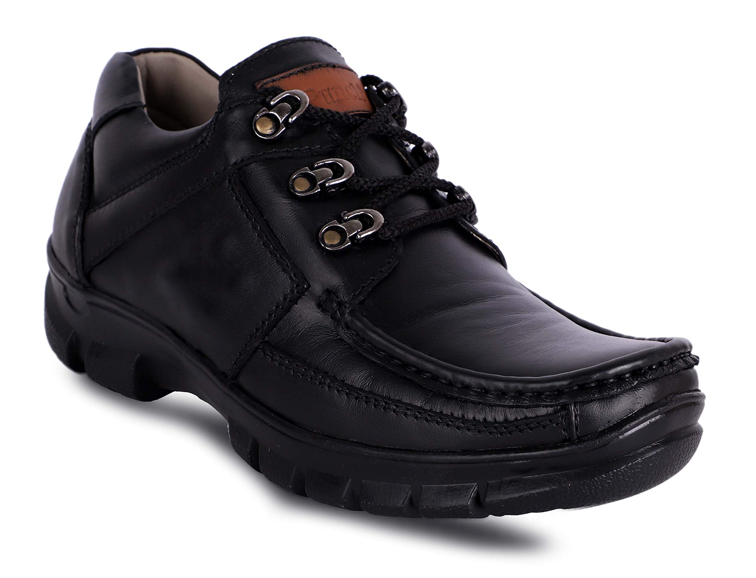 Punch Mens Black Color Genuine Leather Casual Sneaker Boots (numeric_8) (B08FZ4HT8G) Amazon Price History, Amazon Price Tracker