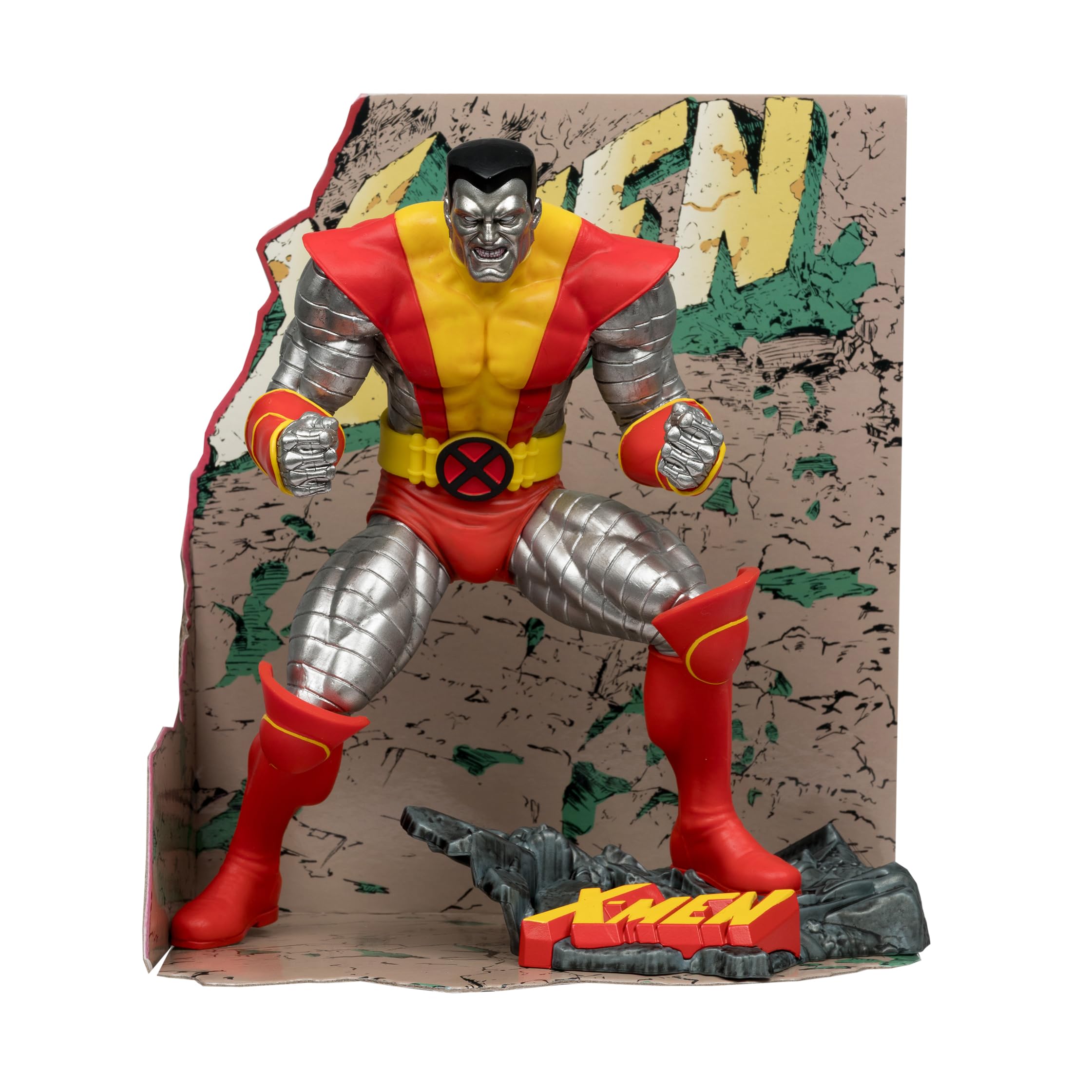 McFarlane Marvel Colossus 1:10th Scale Collectible with Scene (X-Men #1) Toys, Multicolor, 18 centimètres - Image 2