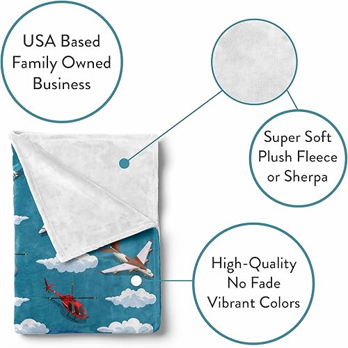 Miniatura 7 de Manta personalizada para niños con nombre personalizado, ropa de cama ultrasuave y cálida, decoración de habitación o funda de cama, divertido tema