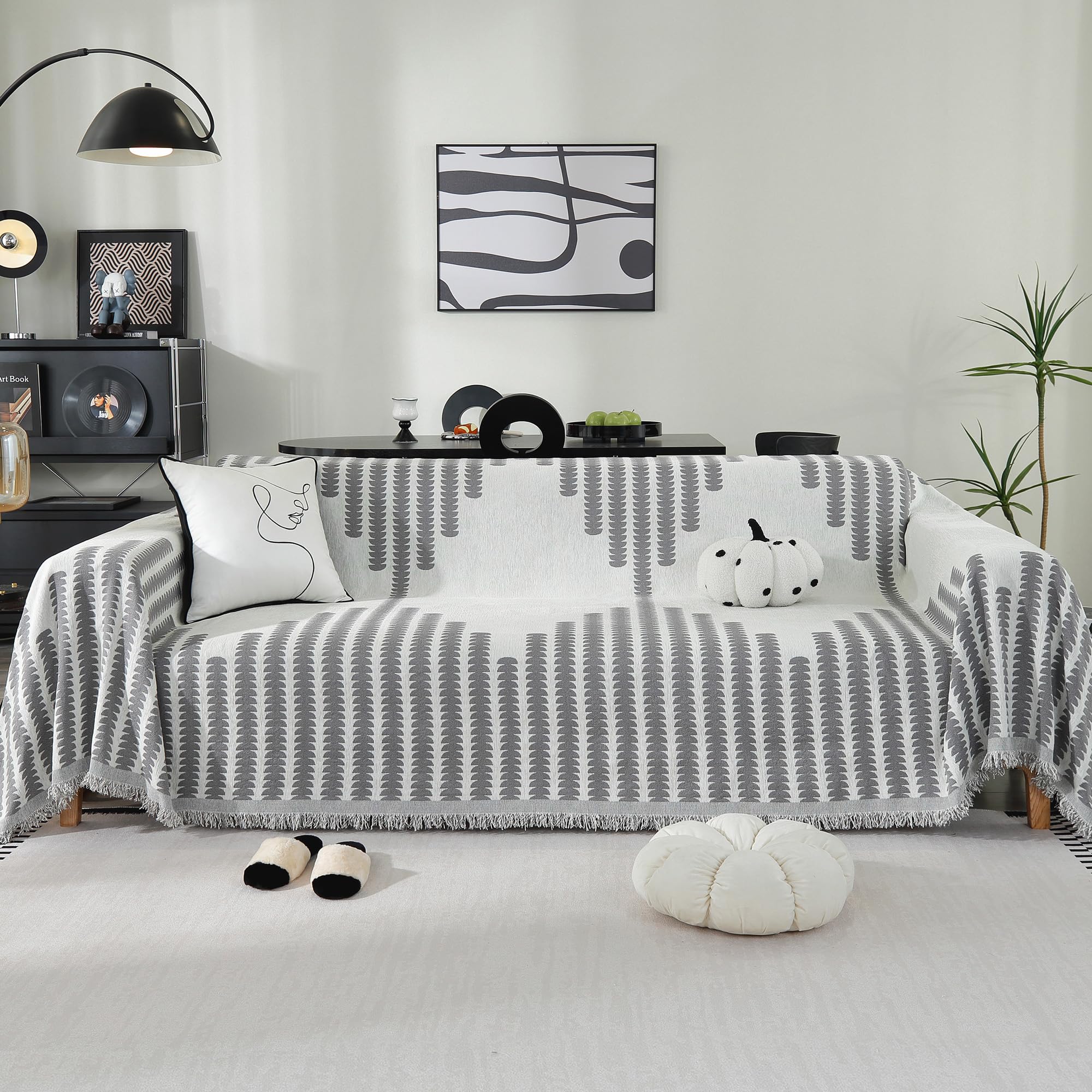 Nestiva Sofa Covers for 3 Cushion Couch, Washable Couch Covers for Sectional Sofa, Pet-Friendly Wear Resistant Sofa Slipcovers, Large Size Furniture Protector(71