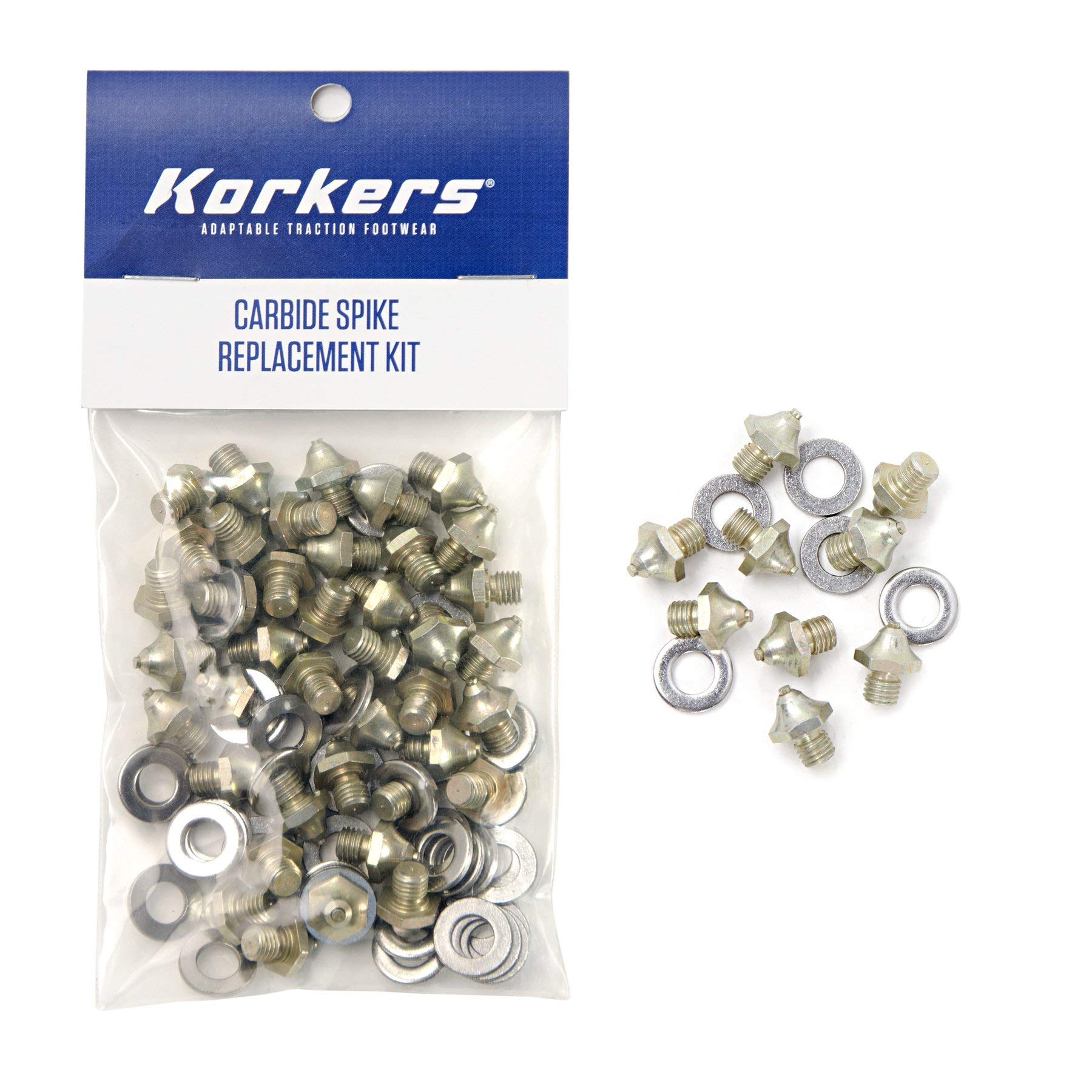 Amazon.com: Korkers Threaded Carbide Spikes with Washers, 7mm - 40
