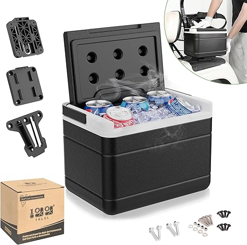 Miniatura 1 de 10L0L Enfriador de carrito de golf con soporte de montaje universal para Club Car Precedent Tempo y adelante OEM 102588101 103886801 EZGO Yamaha