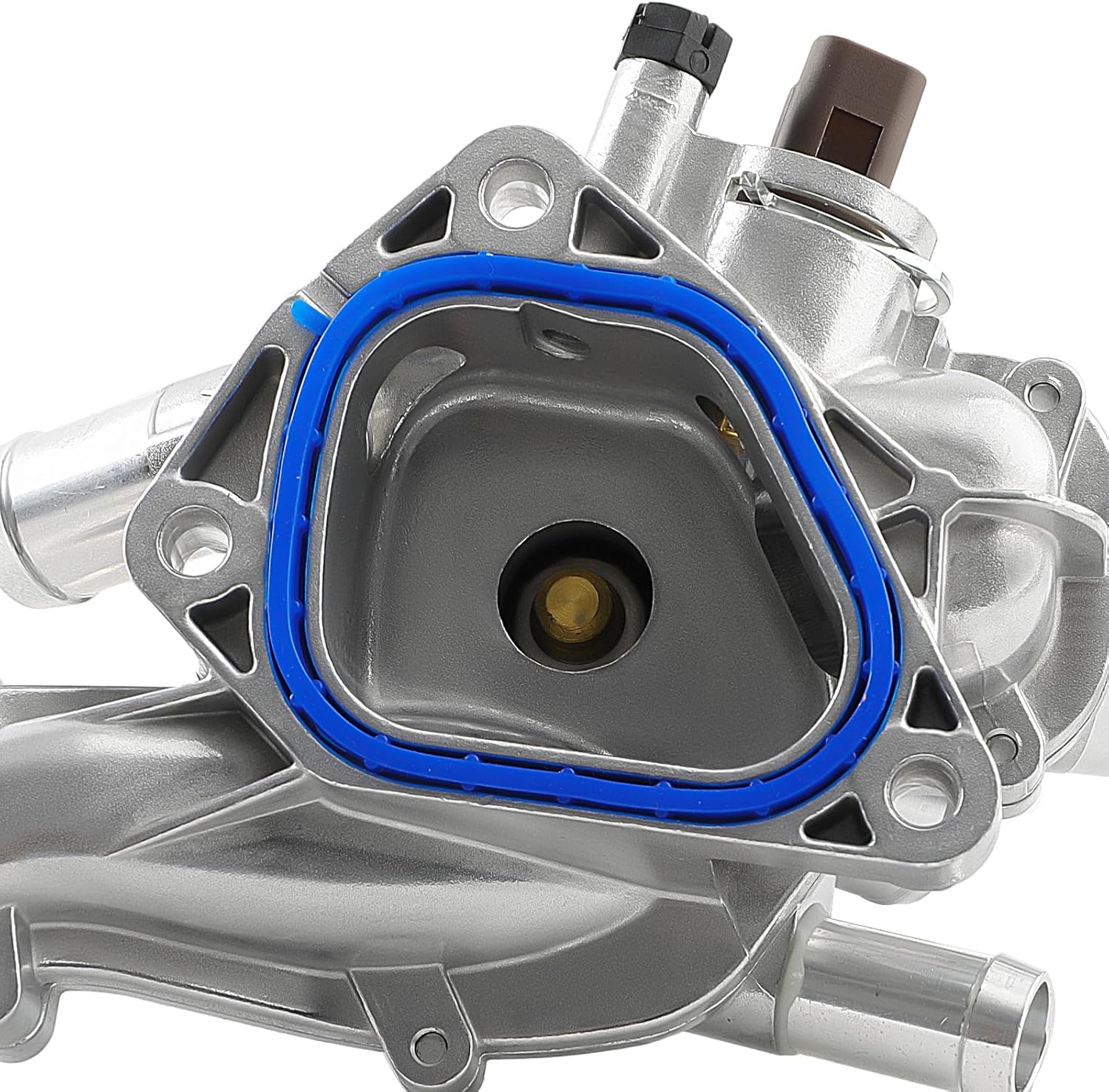 maXpeedingrods Aluminium Engine Coolant Thermostat Housing 11537534521 for Mini Cooper 2007-2013 Countryman 2011-2013 1.6L, 11538699290 902-812