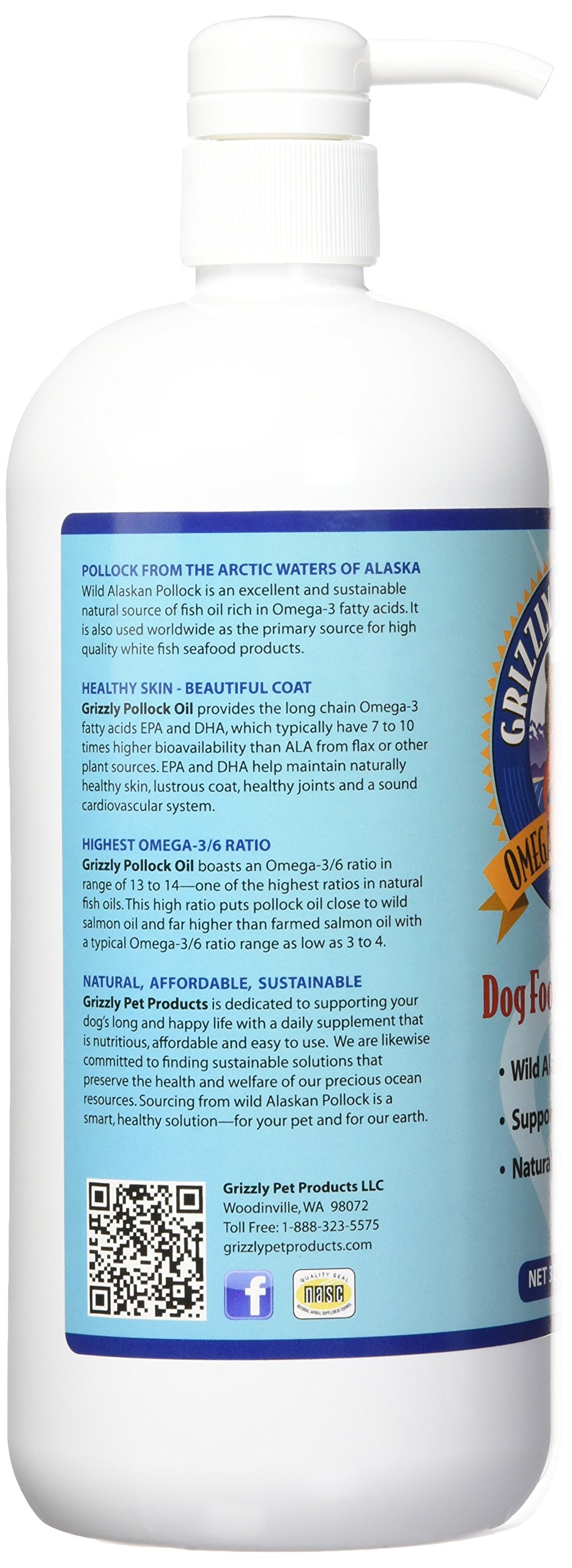 grizzly pollock oil 64 oz