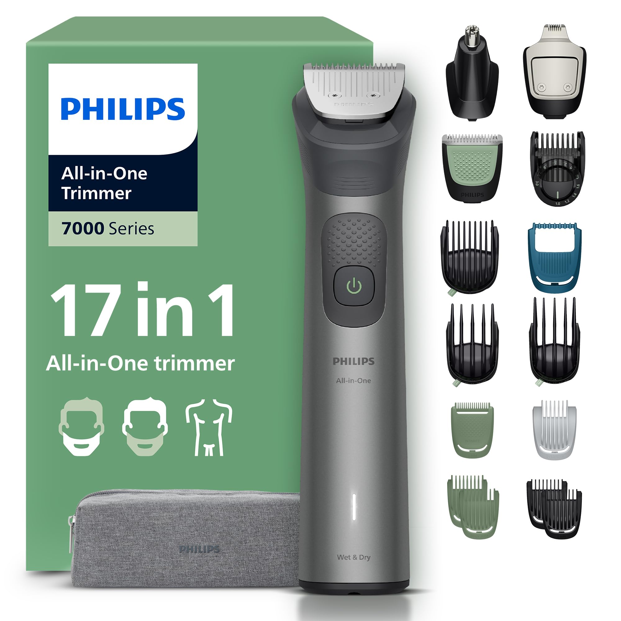 Philips Serie 7000: Precisión Total en Afeitado y Corte