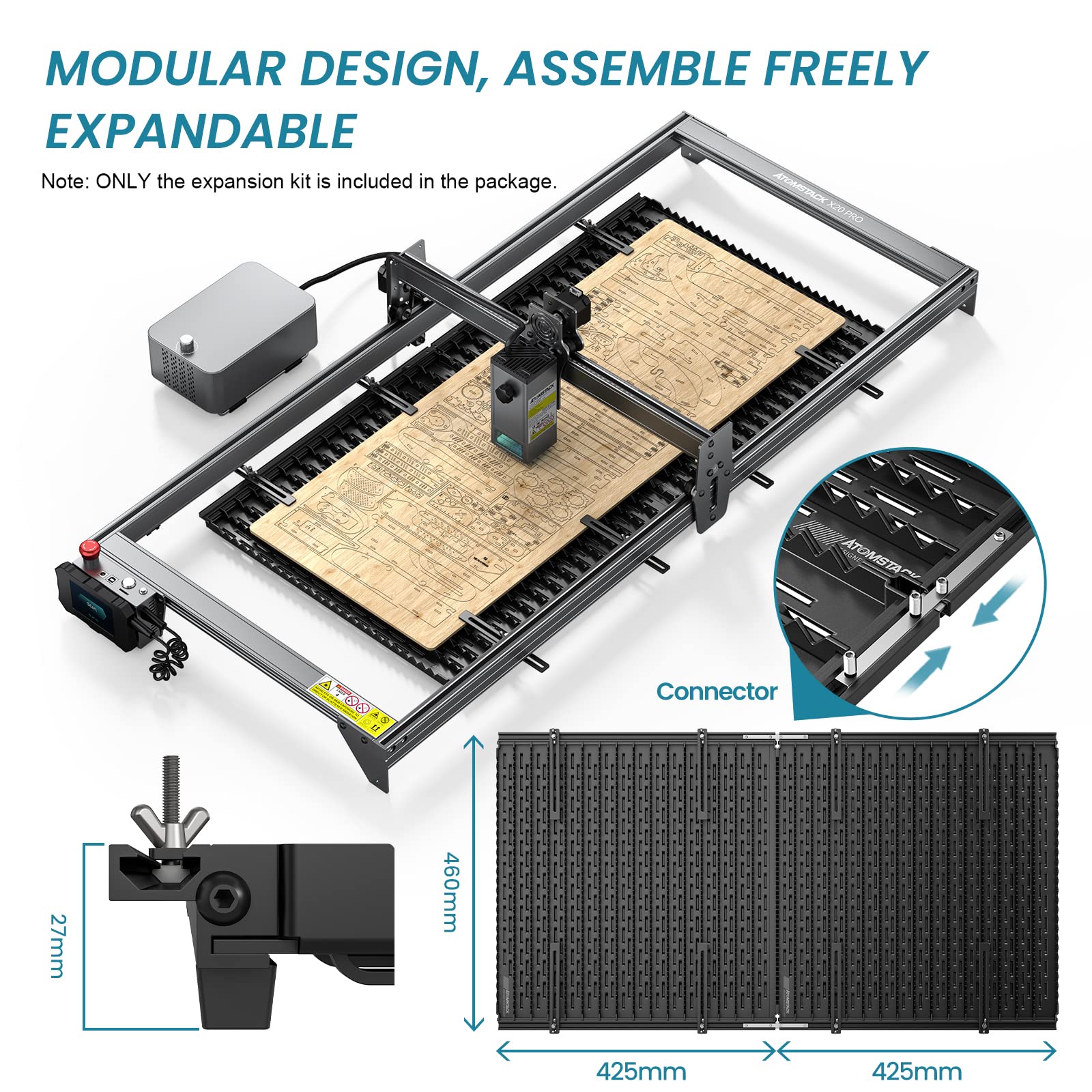 Amazon.co.jp: Hosioe AF3 レーザー彫刻機保護パネル 460x425mm 作業 