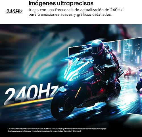 LG Ultragear™ 34G630A-B.AEU Ecran PC Gaming 34" - Dalle VA résolution WQHD (3440 x 1440), 1ms GtG 240Hz, DisplayHDR™ 400, sRGB 95% (CIE1976), FreeSync Premium - 6