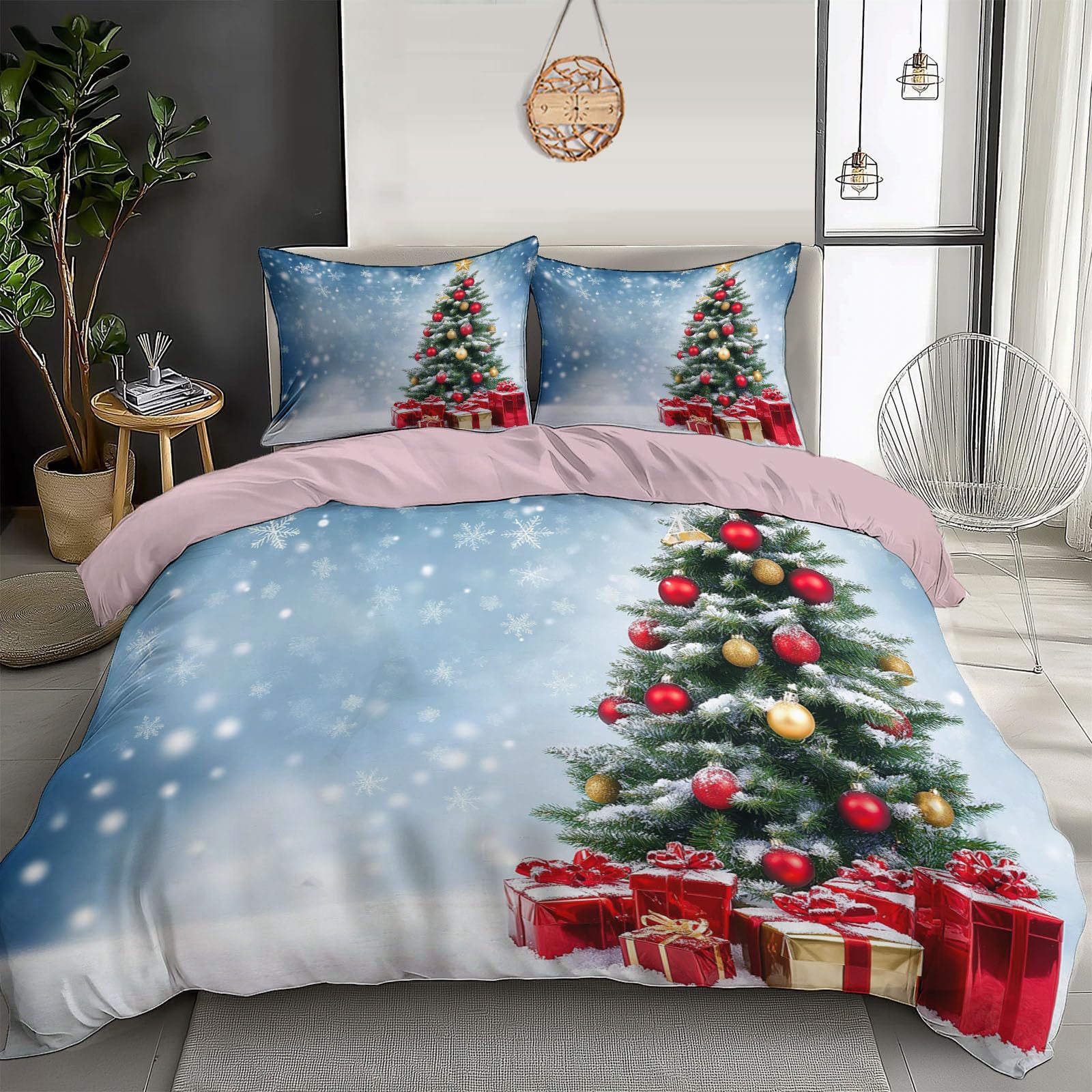 Housse de couette 200x200 cadeau de Noël idéal pour sublimer un lit double