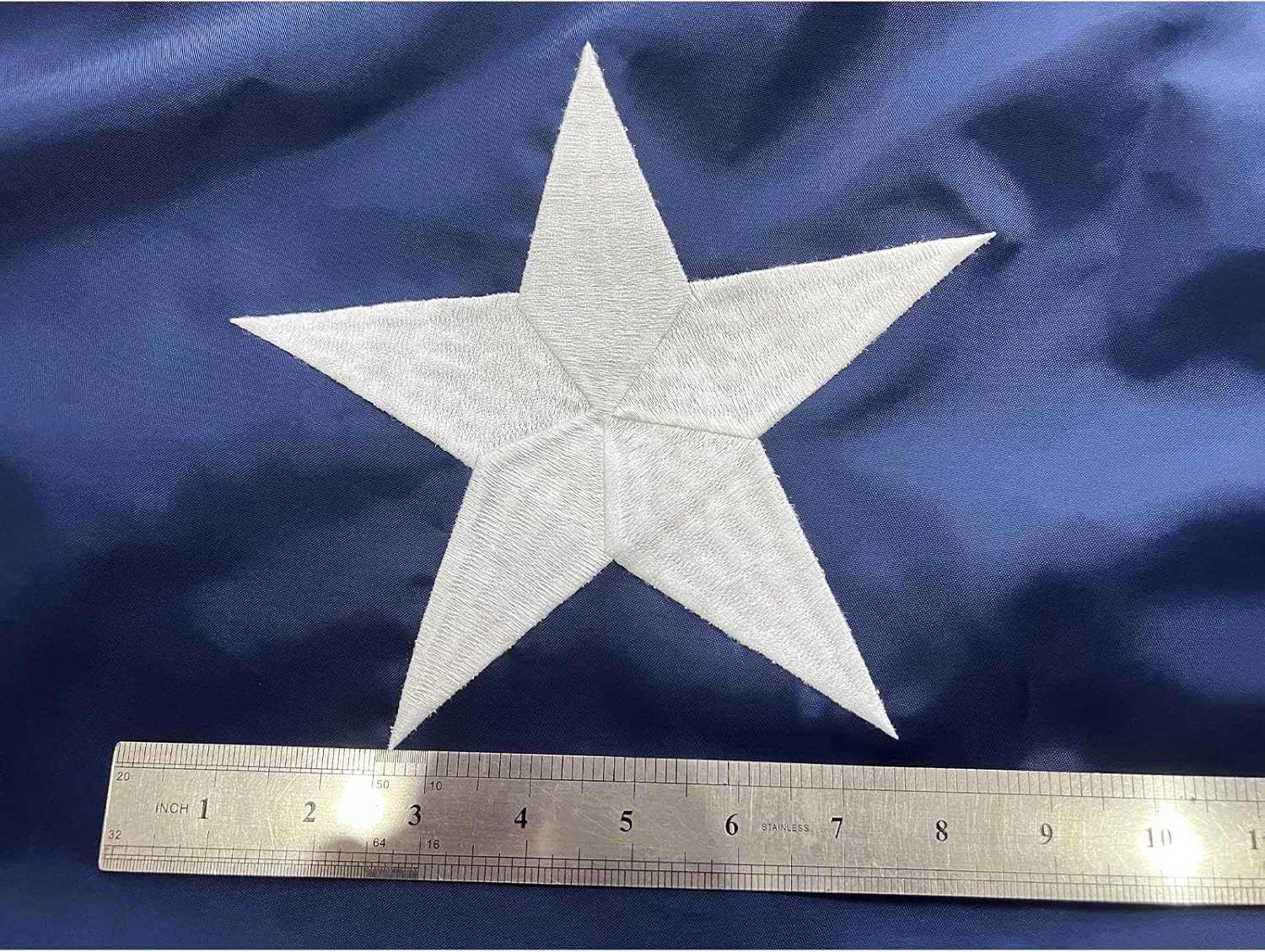 ROTERDON American Flags for Outside 30x60 FT, Embroidered Heavy Duty Large USA Flags for Outdoor High Wind, All Weather US Flag with 7 Brass Grommets and Sewn Stripes