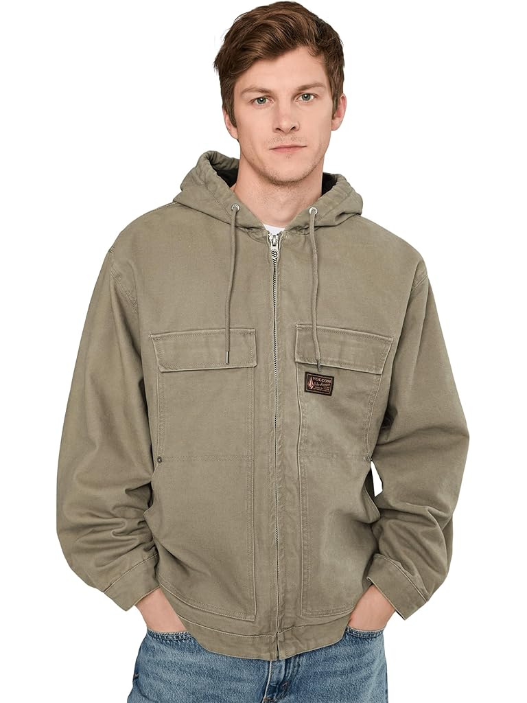 Brown Volcom Freshdust Workwear Jacket
