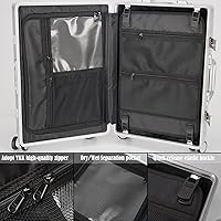 Amazon.com | Sindermore Carry-on Luggage: Silver 20 inch