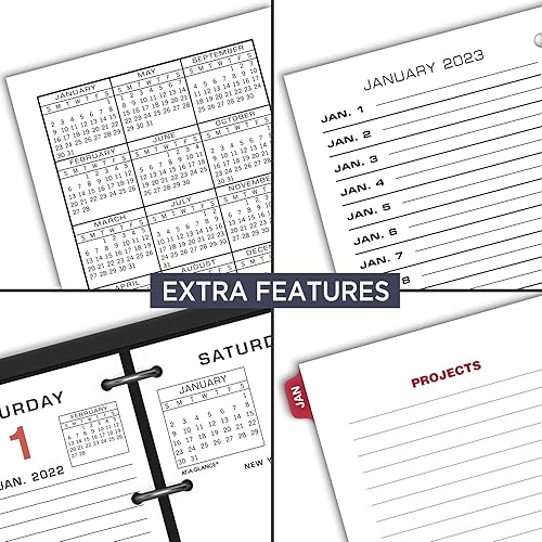 Miniatura 14 de AT-A-GLANCE - Recambio para calendario de escritorio diario para 2022, 9 x 15 cm, hojas sueltas (E71750)