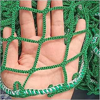 VXHCS Malla Deportiva de Poliéster Sin Nudos Malla de Cuerda 4cm/4mm Valla de Protección de Escaleras Valla Anticaída de Gran Altura Malla de Jardín(WxL:3.5x10m)