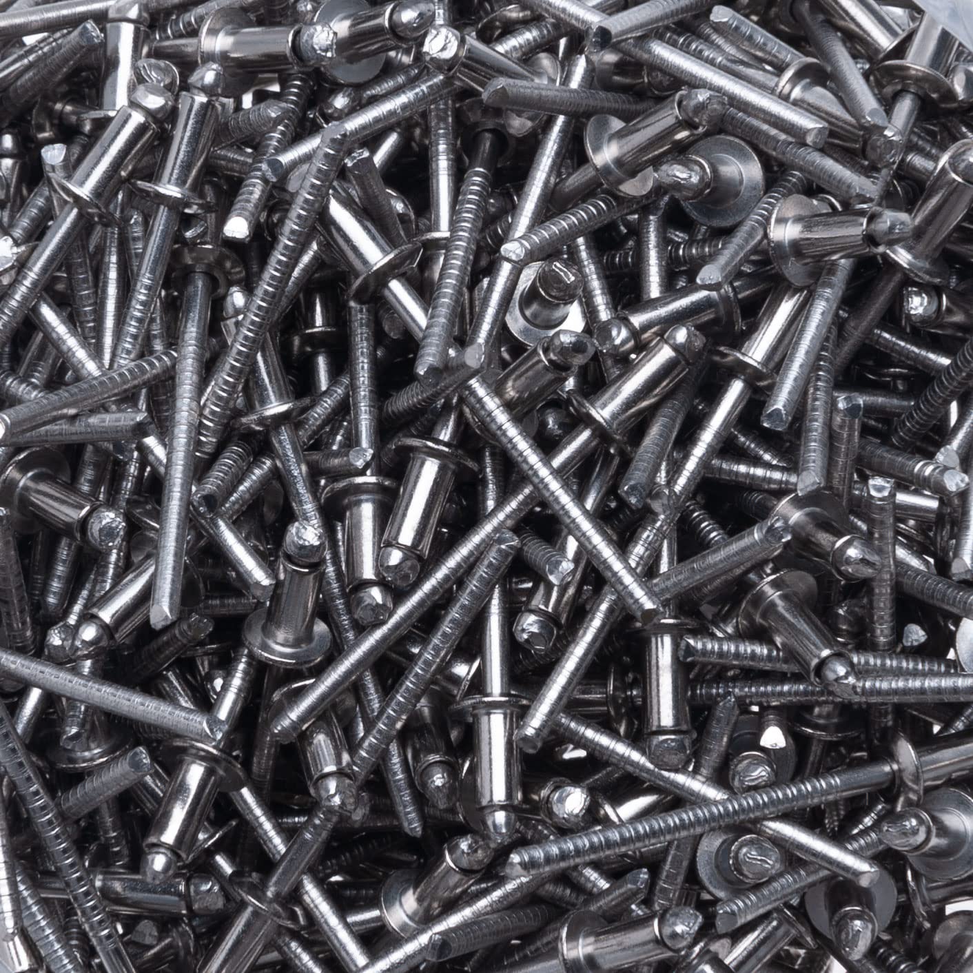 4mm x 12mm Rivetti Ciechi in Acciaio Inox A2, Confezione da 100 – AISI 304 Rivetti per Metallo, Rivetto Cieco a Testa Bombata, Rivetti Pop per Carrozzeria, Chiusura in Metallo – Spingere i Rivetti