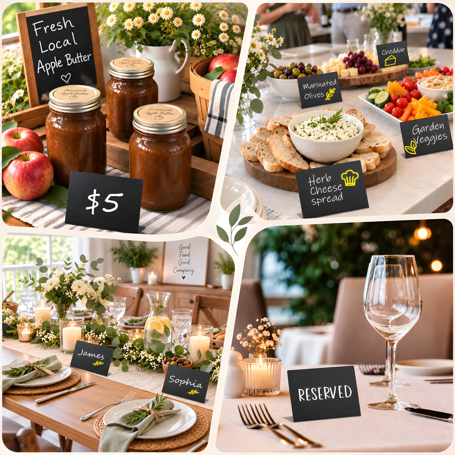 Food Labels for Buffet - Party Chalkboard Signs -6