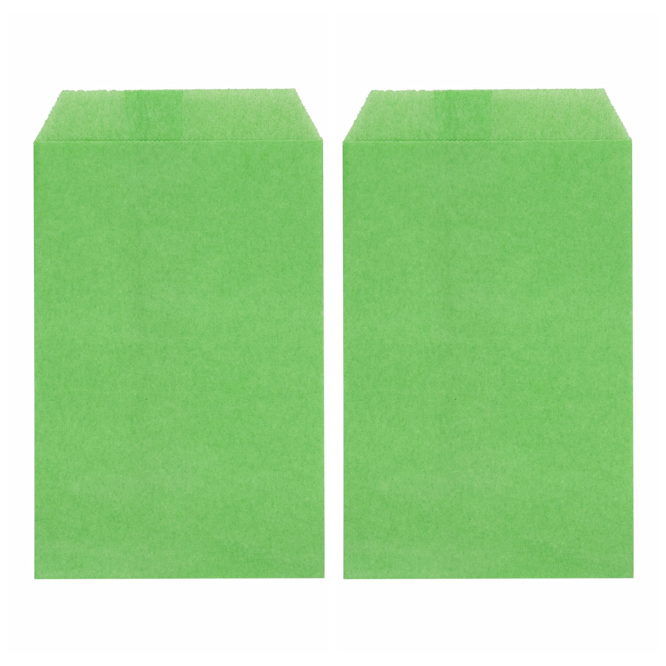 Quotidian Verde Menta Piatto Medio Sacchetti Carta Antigrasso 4" x 6" (10 x 15,2cm) Confezione da 100 - Panetteria Caramelle Sapone Matrimonio Invitation
