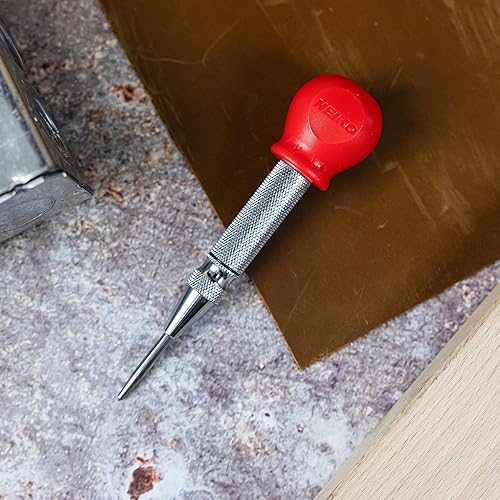 Miniatura 6 de NEIKO 02638A - Perforador automático de agujero central de 5 pulgadas herramienta de punzonado ajustable con resorte de impacto