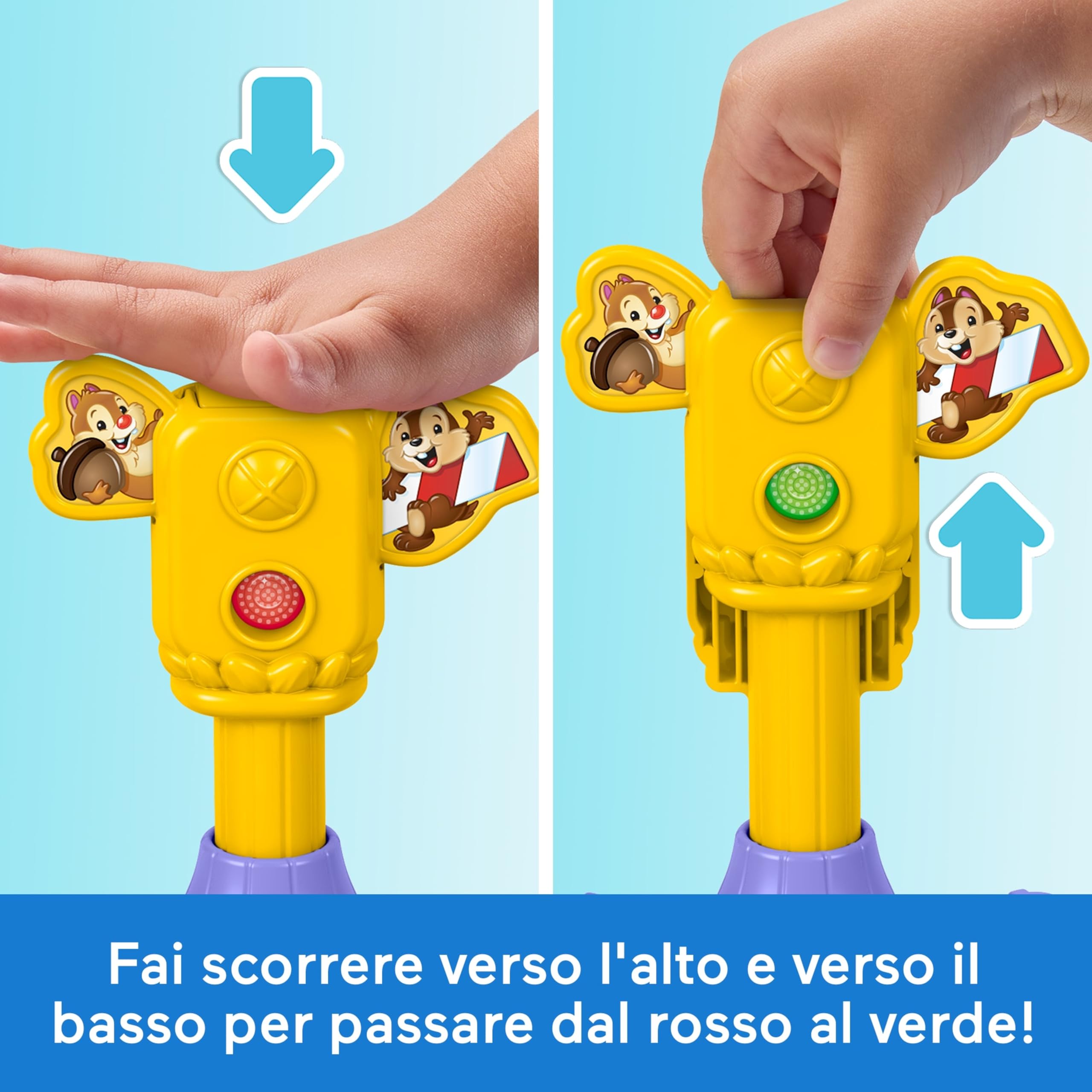 Fisher-Price Little People Disney - Trenino Musicale Topolino e Minnie, set trenino a spinta con musica e suoni, inclusi i 2 iconici personaggi Disney, 1+ anni, JKB04