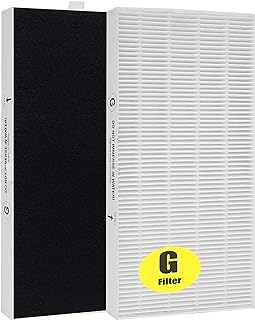 HRF-G1 True HEPA Replacement Filter G, Compatible with Honeywell HPA020 HPA020B & HAP030 HPA030B Air Purifiers, Part # HRF-G1/HRF-G2, Microscopic Allergens Removal, 2-Pack