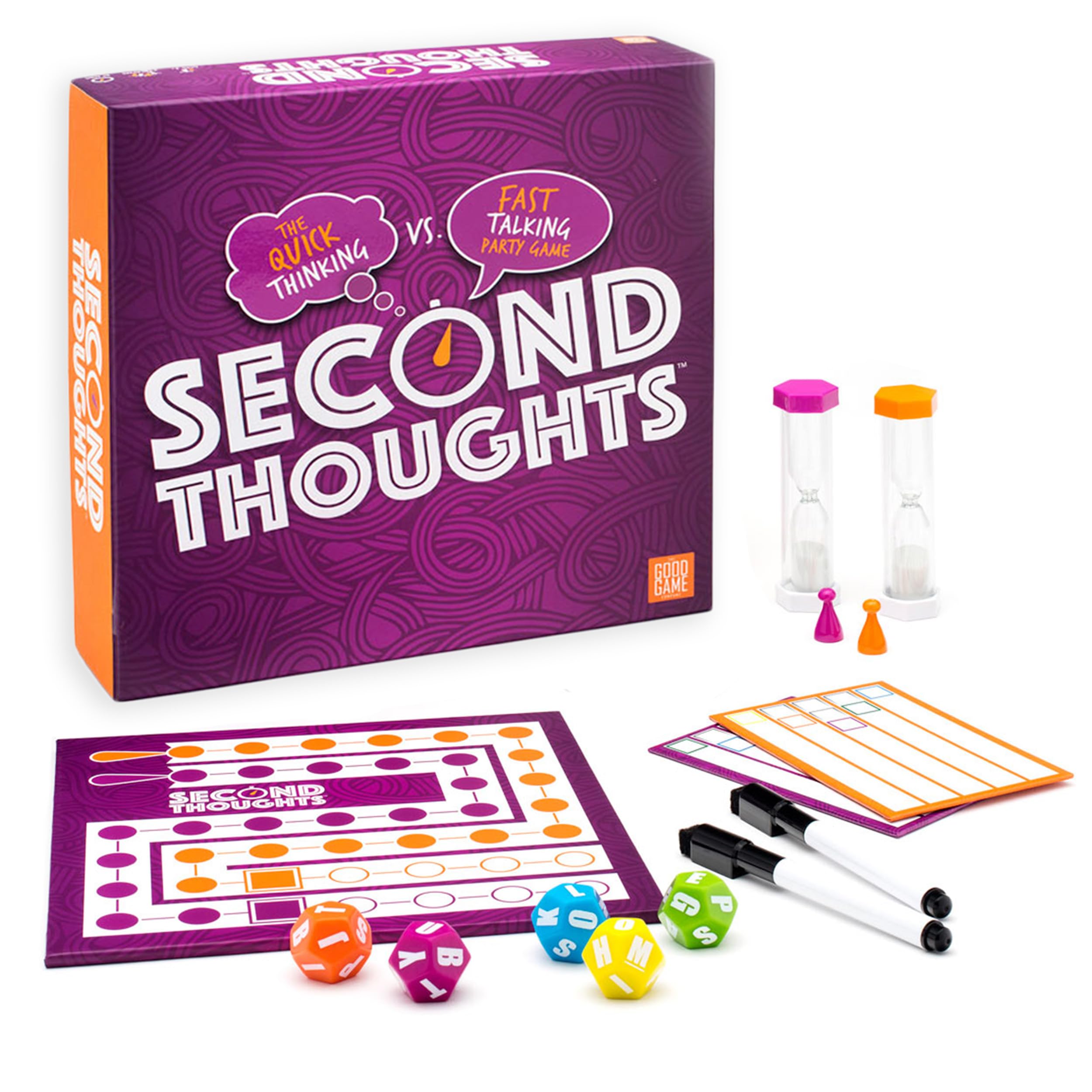 The Good Game Company Second Thoughts- The Quick Thinking vs Fast Talking Party Game