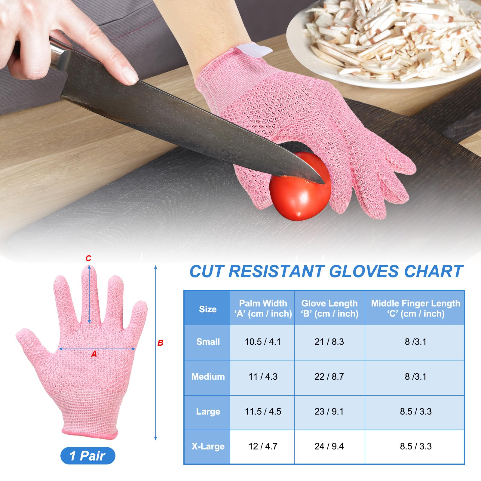 PATIKIL Cut Resistant Gloves - Image 2