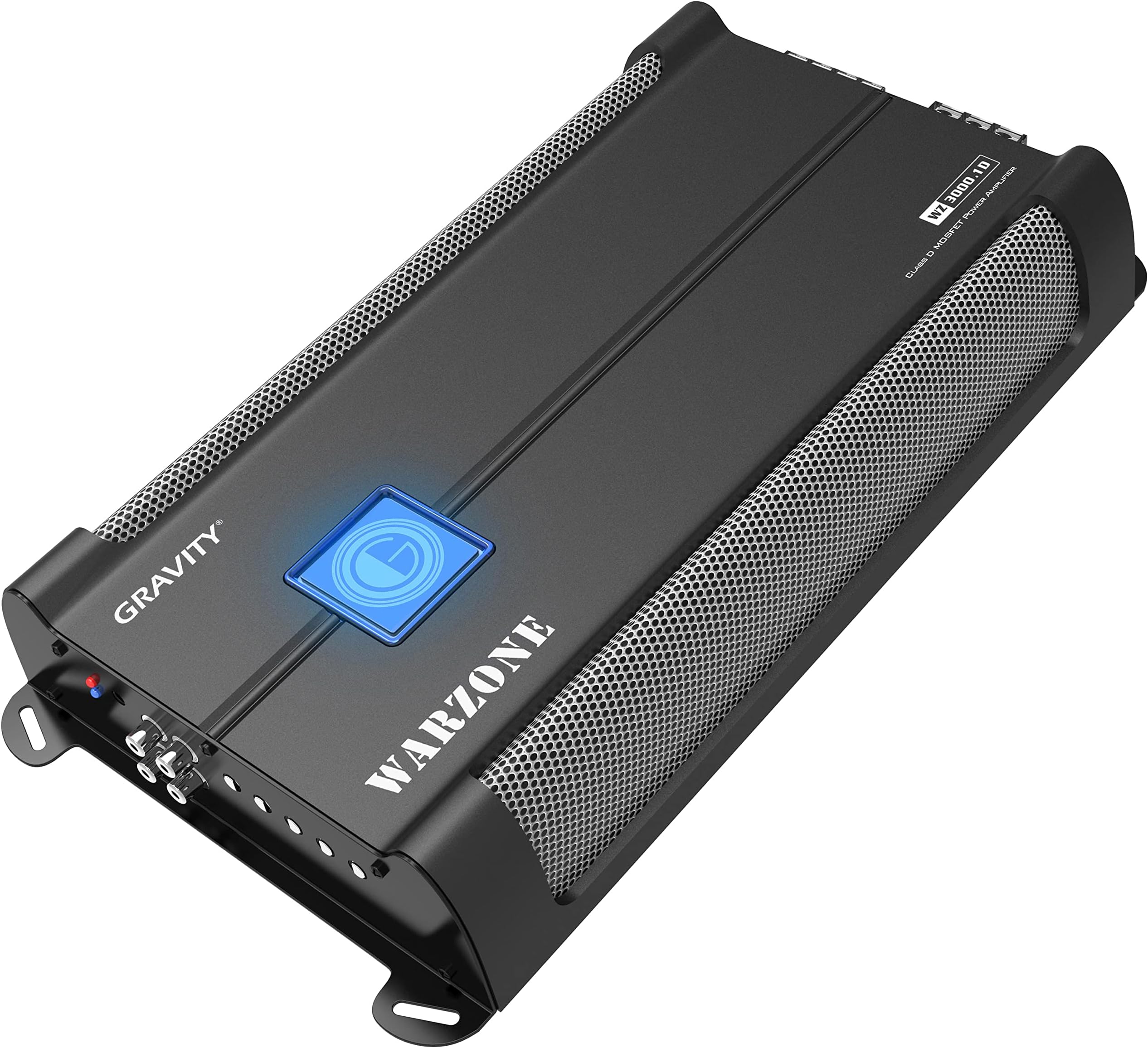 Car Amplifiers - Gravity Audio WZ5000.1D Warzone 5000W Class D Amp 1/2/4 Ohm Stable with Remote Sub Control