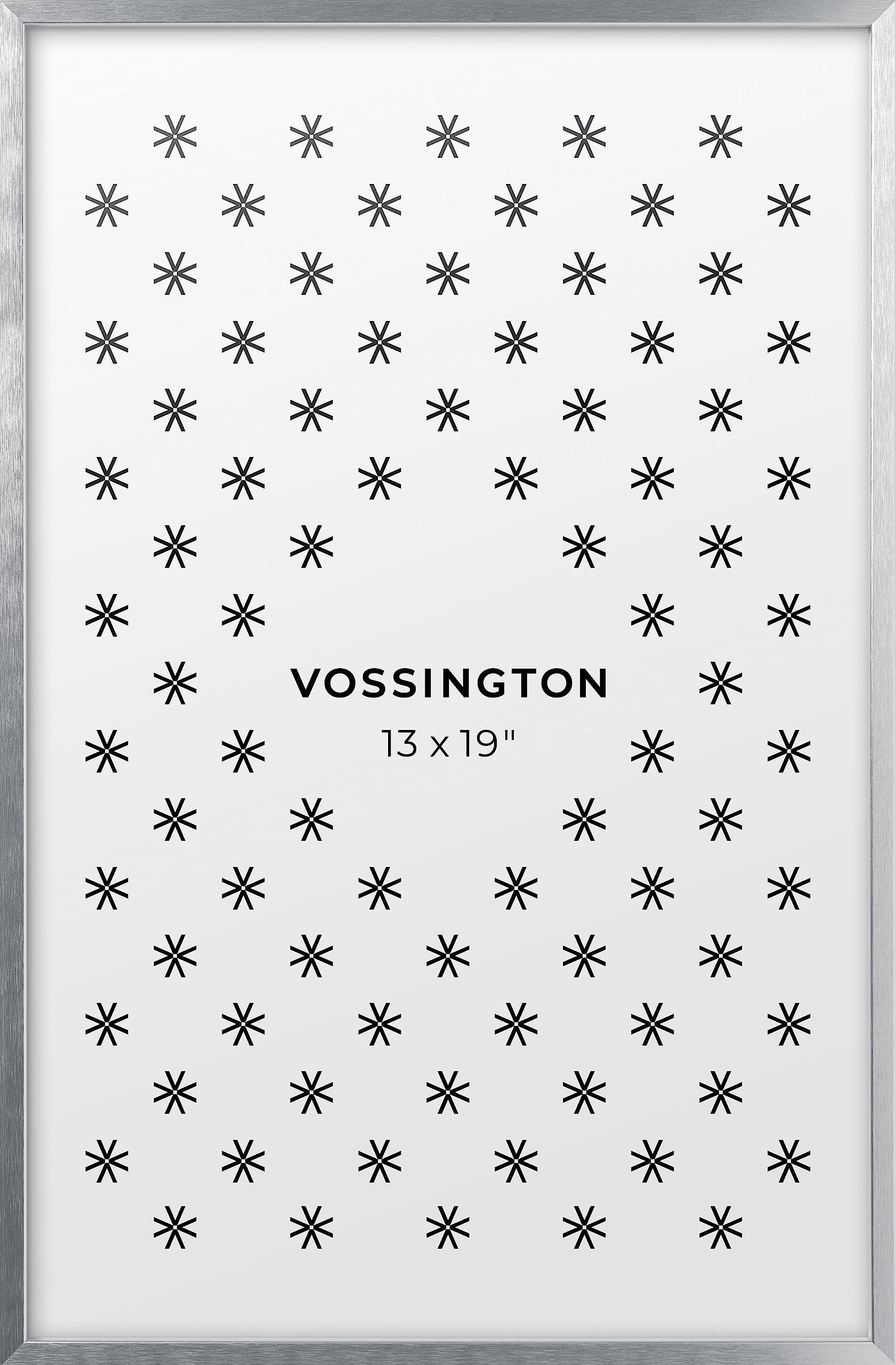 Vossington Thin 13x19 Picture Frame - Silver Frame Color - Slim & Modern Frame Design - Fits 1 Photo, Art Print, or Poster (13 x 19 Inches)