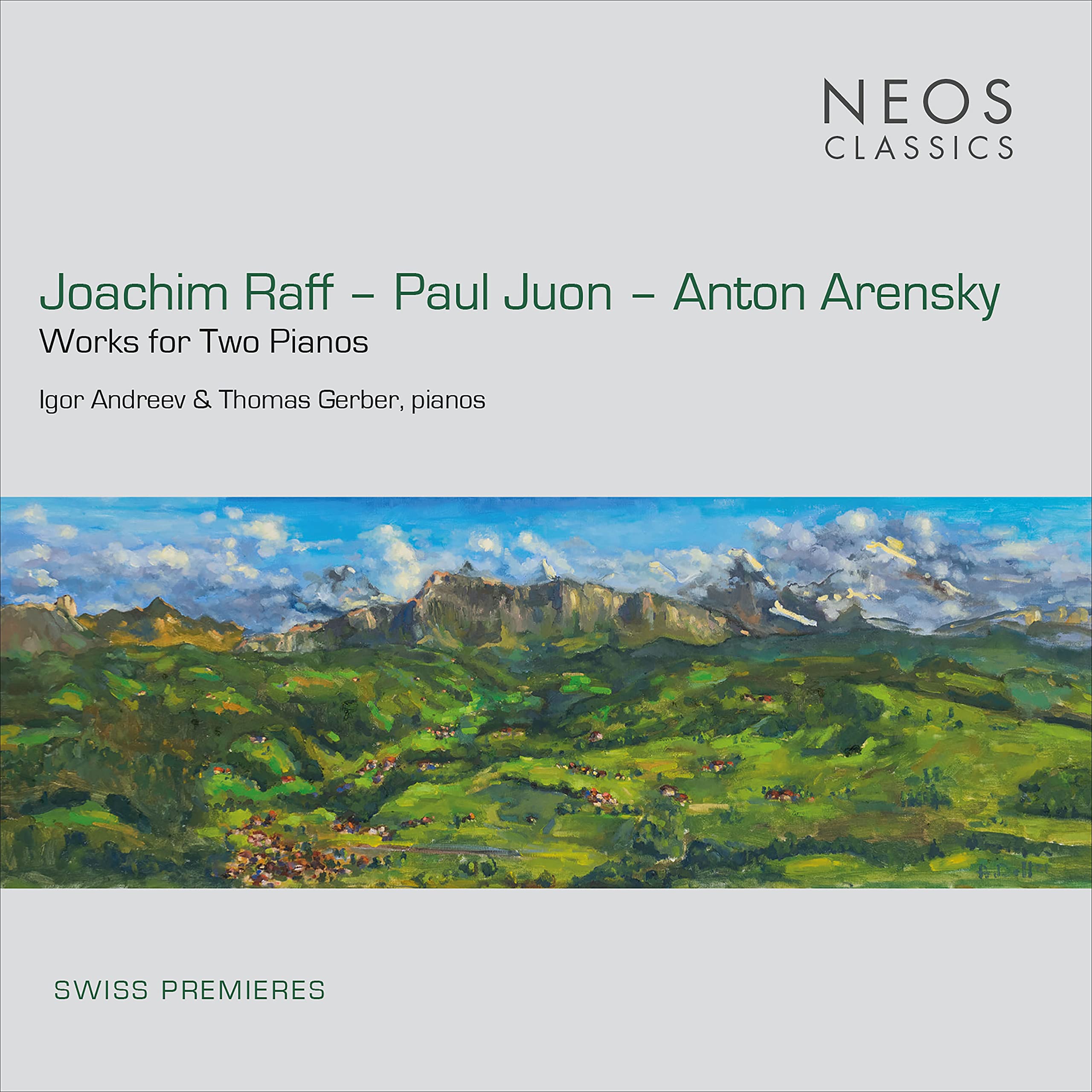Joachim Raff, Paul Juon, Anton Arensky: Works for Two Pianos