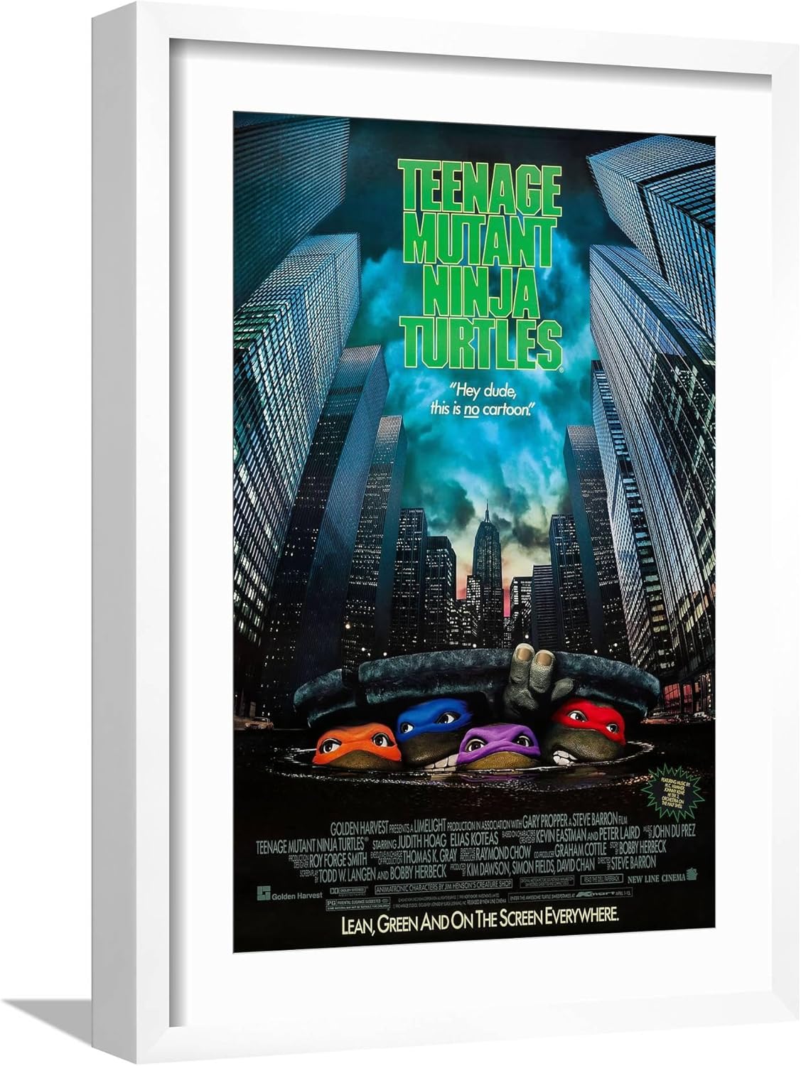 AllPosters Wall Photographic Print TEENAGE MUTANT NINJA TURTLES [1990], directed by STEVE BARRON., 12x18