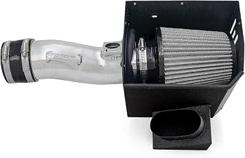 HPS Polished Air Intake Kit with Heat Shield Cool Ram Compatible for 2021-2024 Acura TLX 2.0L Turbo, 827-731P