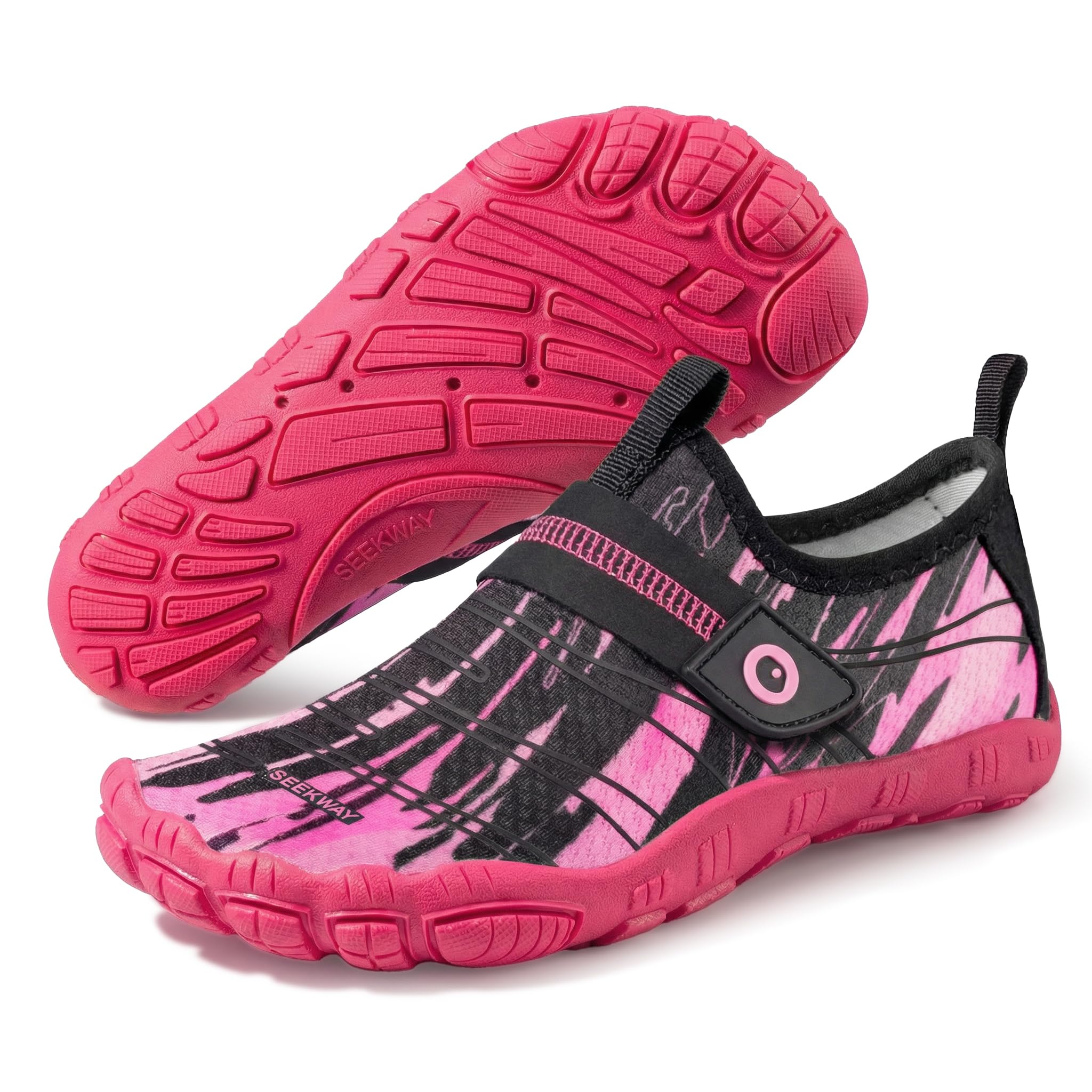 SEEKWAY Barefoot Water Shoes for Kids - Wide Toe Box and Quick-Dry Sand Shoes Toddler for Hiking Swim Beach Pool Kayak Sport Accessories, Camping