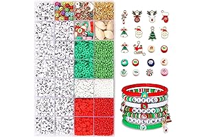 ZesNice Christmas Beads for Bracelets Making Kit: A World of Creativity for Young Crafters