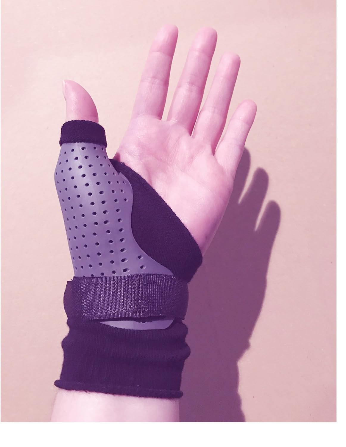 Bort 105400 Thumb Brace Sella Dur, UCL Ligament Hard Plastic Thumb Splint, Arthritis Brace Immobilize CMC, Basal MCP Joints for Trigger Thumb Waterproof, Orthopedic (Medium, Left)