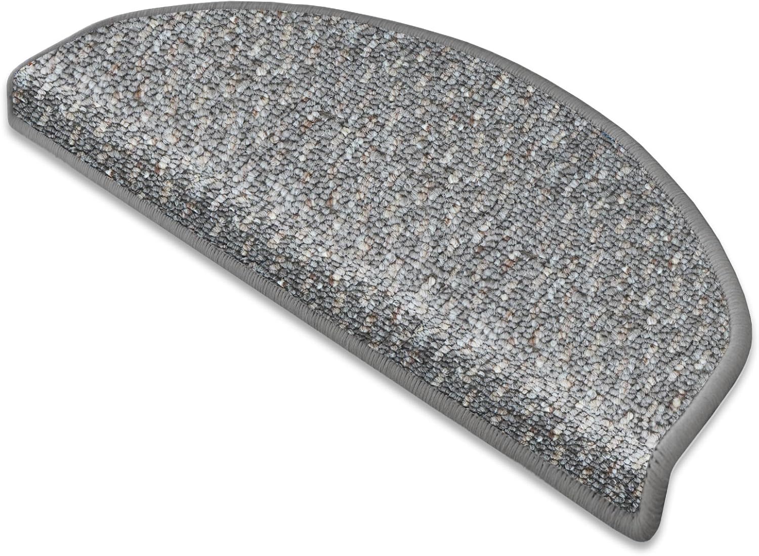 Casa Pura - Kit De 15 Marchettes D'escalier Autocollantes - Tapis D'escalier Surface Antidérapante - Nez De Marche Doux Et Isolant Phonétique - Modèle London Rectangulaire 25x65 Cm, Bordeaux