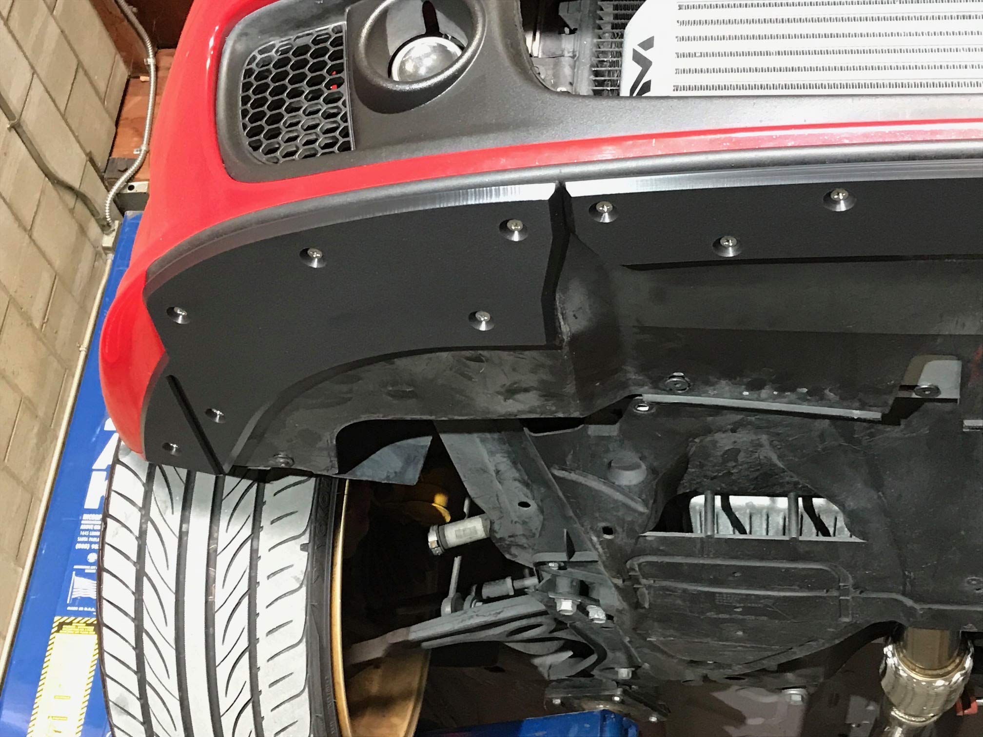 ProTEKt Custom Fit Front Bumper Skid Plates Fiat 500 Abarth 20122018