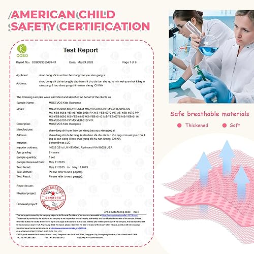 Miniatura 7 de MUSEVOS Mochila para niños pequeños, mochila de neopreno para niños y niñas, Avión