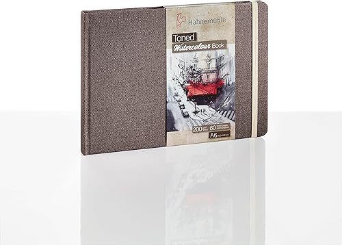 Hahnemühle - Cuaderno de acuarela con tonos - Libro de papel de acuarela tintado para pintar dibujo y medios mixtos - Cuaderno de bocetos