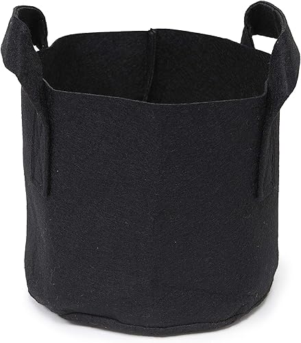 Miniatura 3 de Macetas de tela paquete de 5 unidades Jardín Negro