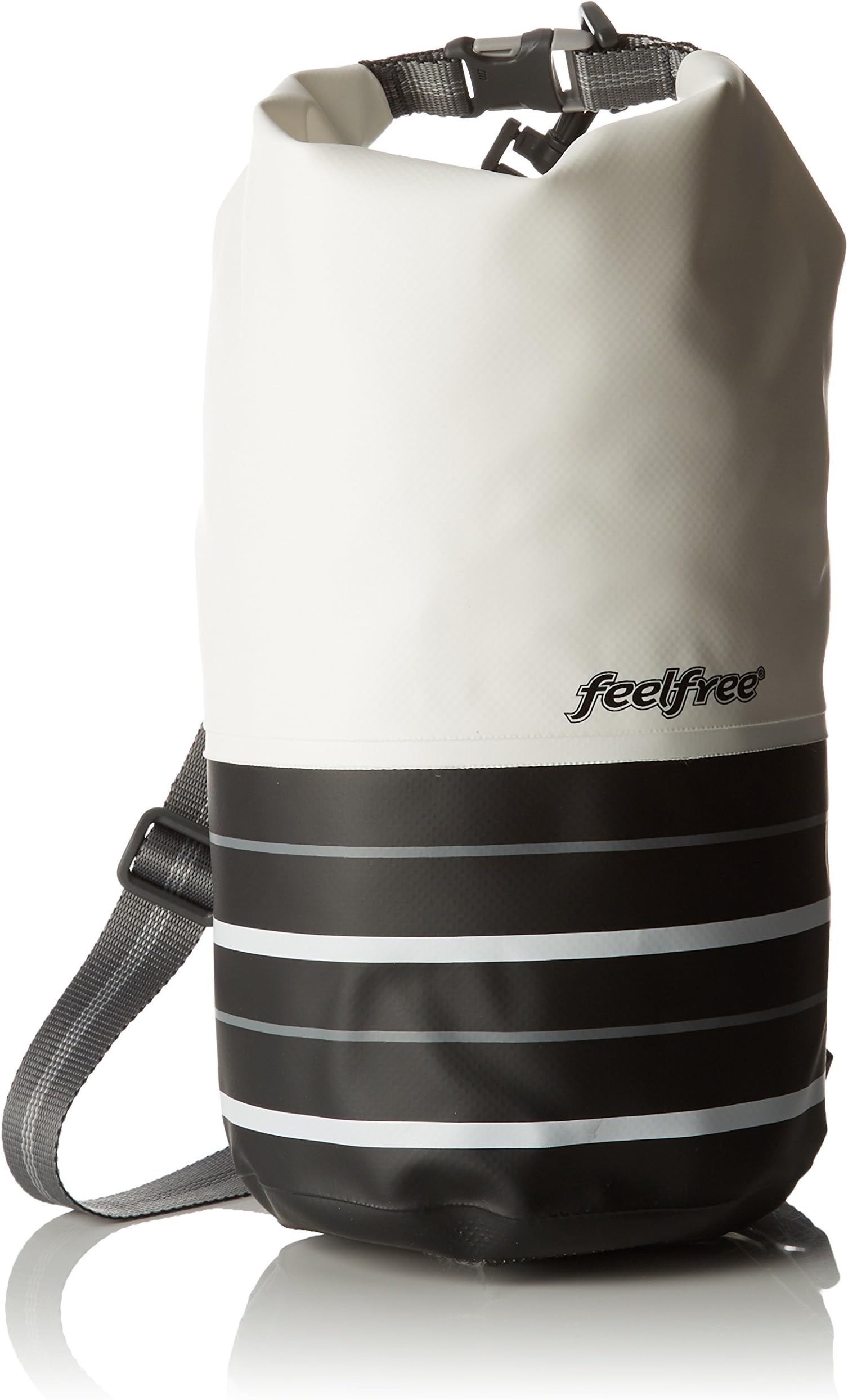 FeelFree Gear Waterproof Dry Tube Mini for Boating Kayaking Fishing Rafting Swimming and Camping (Paris Chic Black and White, 3 Liters)