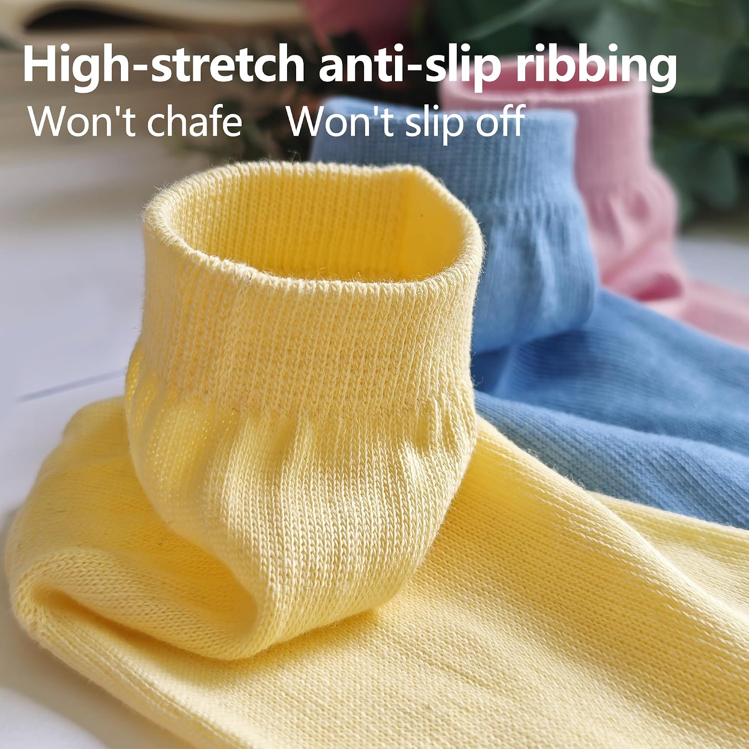 3 Pairs Women's 80% Cotton Five Toe Socks, Soft Breathable Split Toe Casual Daily Wear Socks