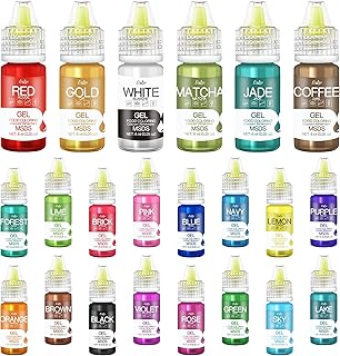 Gel Food Coloring - 22 Vivid Colors Gel Food Coloring Set for Baking, Ca...