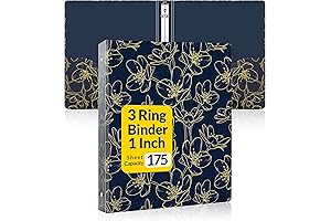 SUNEE 3 Ring Binder: Your Pretty and Practical Organization Essential