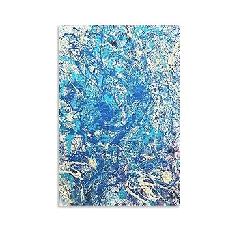 Amazon.co.jp: ジャクソンポロックブルークラシックウォール