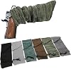 WIOR 6 Pack Gun Socks, 16 x 4 Inch Knit Gun Socks for PistolHandgunRevolver, Silicone Treated Gun Cover Protection Gun Sleeve with Drawstring Closure for Hunting Shooting Anti-Rust Moisture-Proof